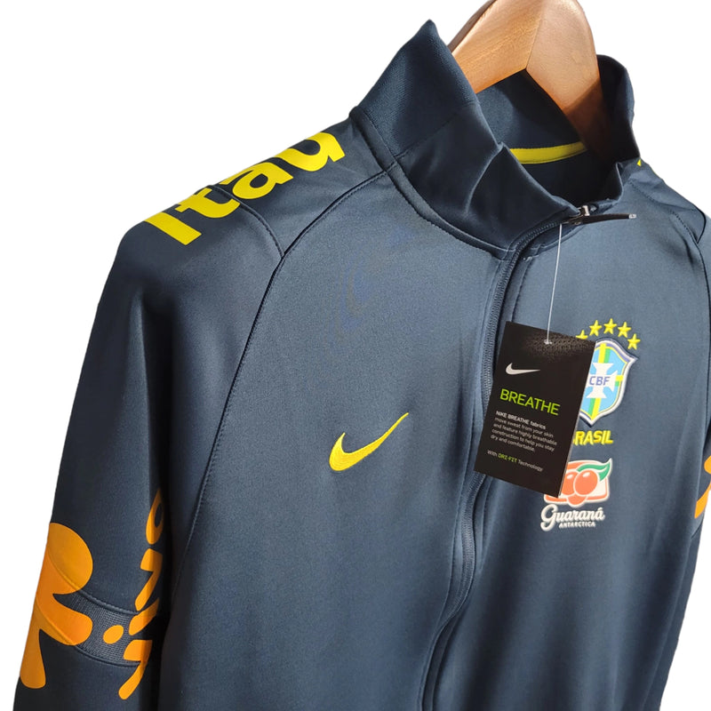 Jaqueta Corta-Vento Brasil 22/23 Masculino Nike - Azul Royal