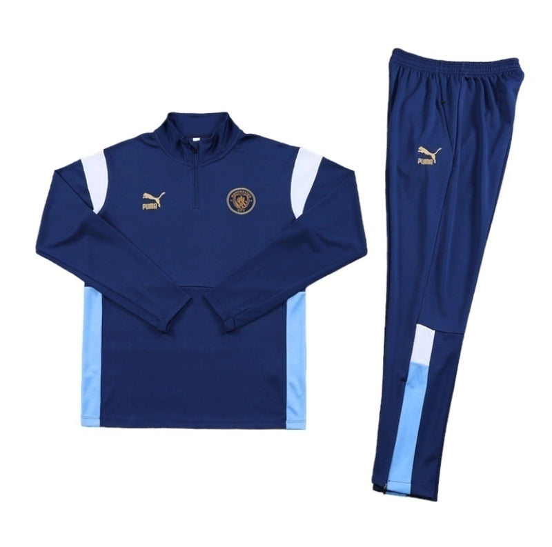 Manchester City Conjunto de Treino Azul 2023-24